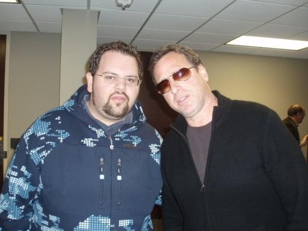Bryan with comedian Bob Saget