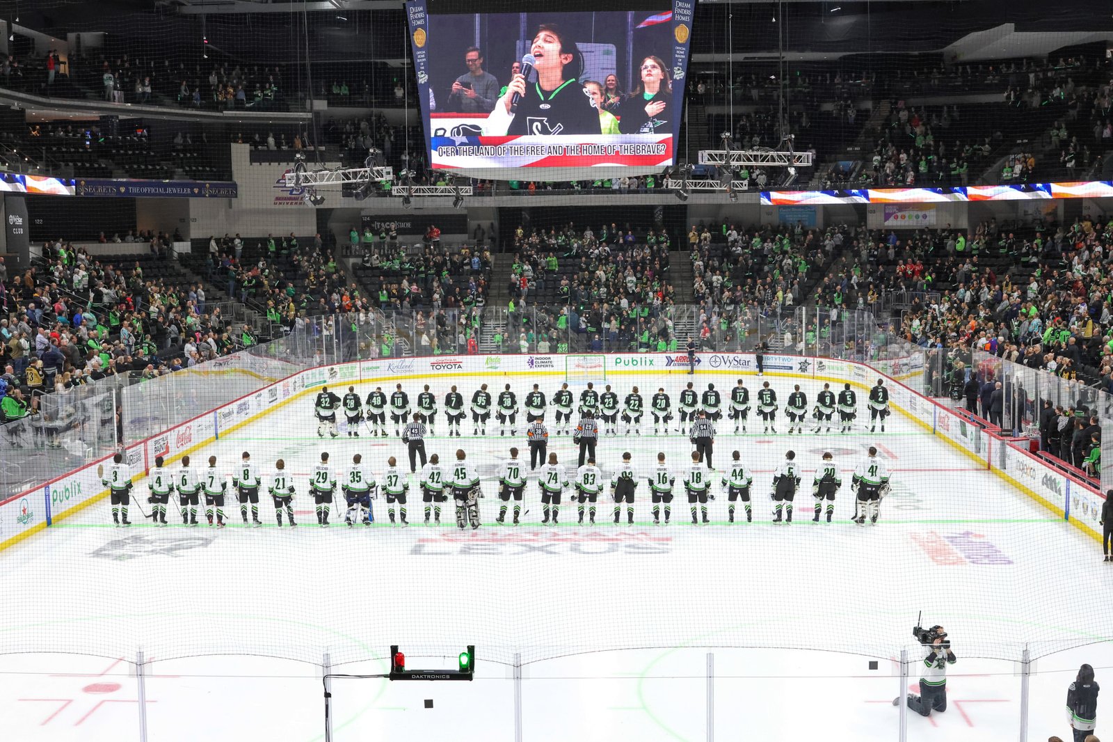ECHL All-Star Classic ceremony