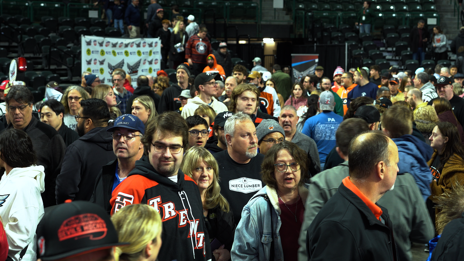 Crowd at Trenton Ironhawks Fan Fest